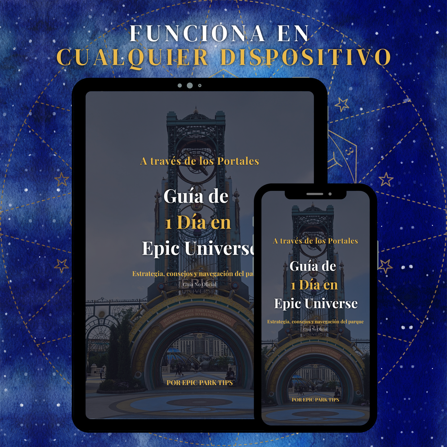 A través de los Portales — Guía No Oficial de 1 Día Epic Universe 2026