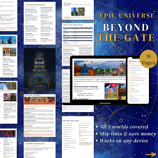 Beyond the Gate: Don't Waste Your Epic Universe Day — 2026