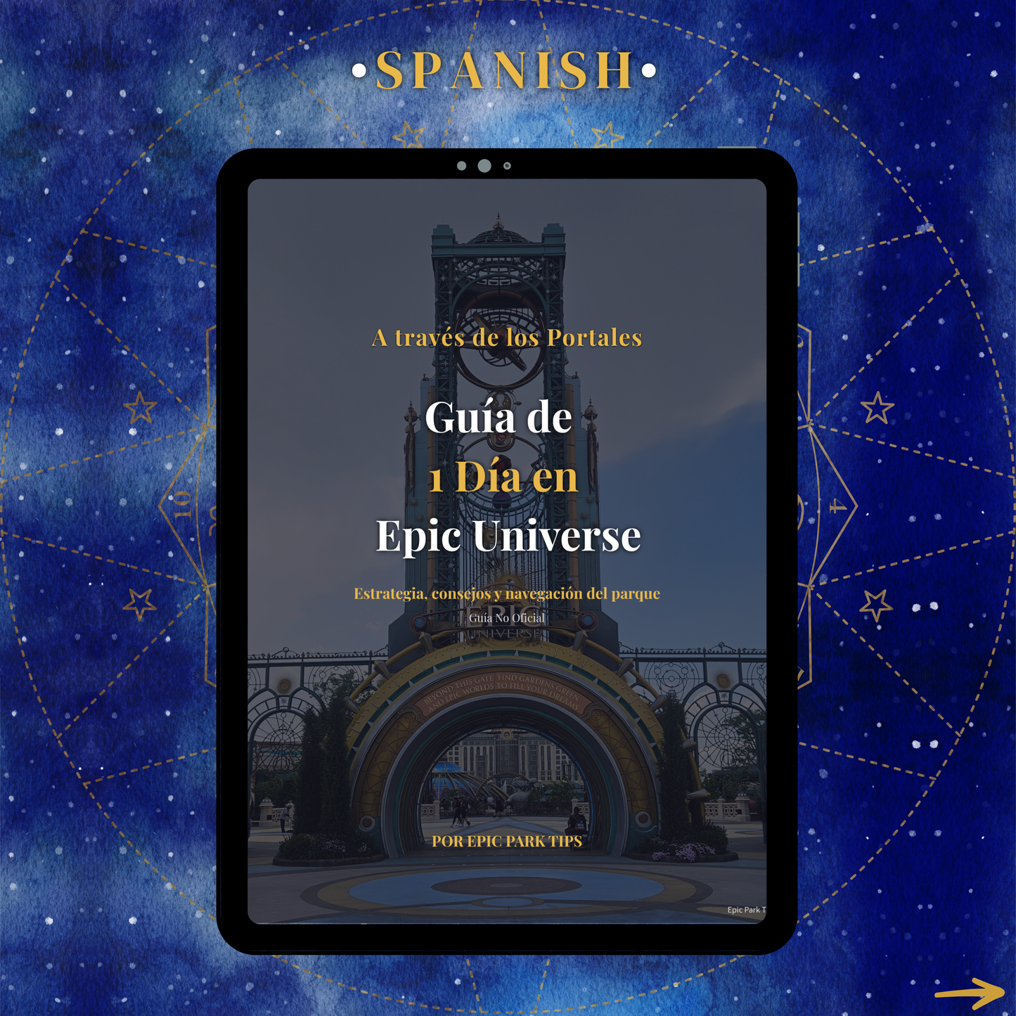 A través de los Portales — Guía No Oficial de 1 Día Epic Universe 2026